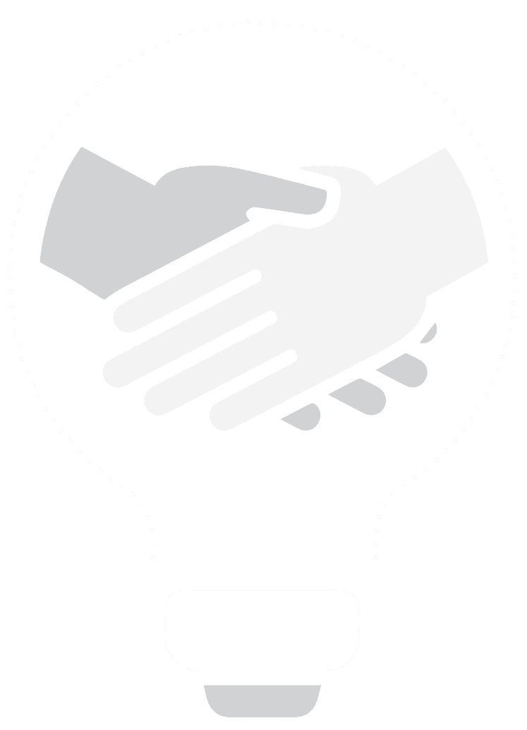Hands and lightbulb icon