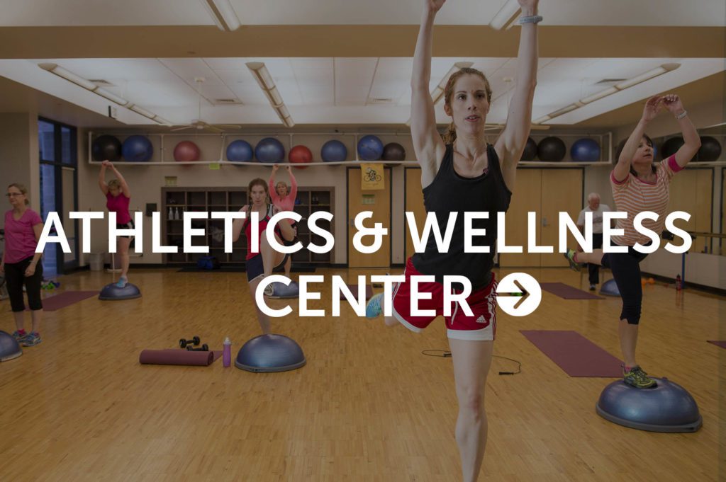 Athletics & wellness center button
