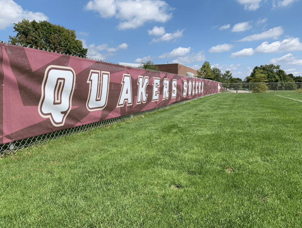 Matlack-Messer Stadium banner on the fence