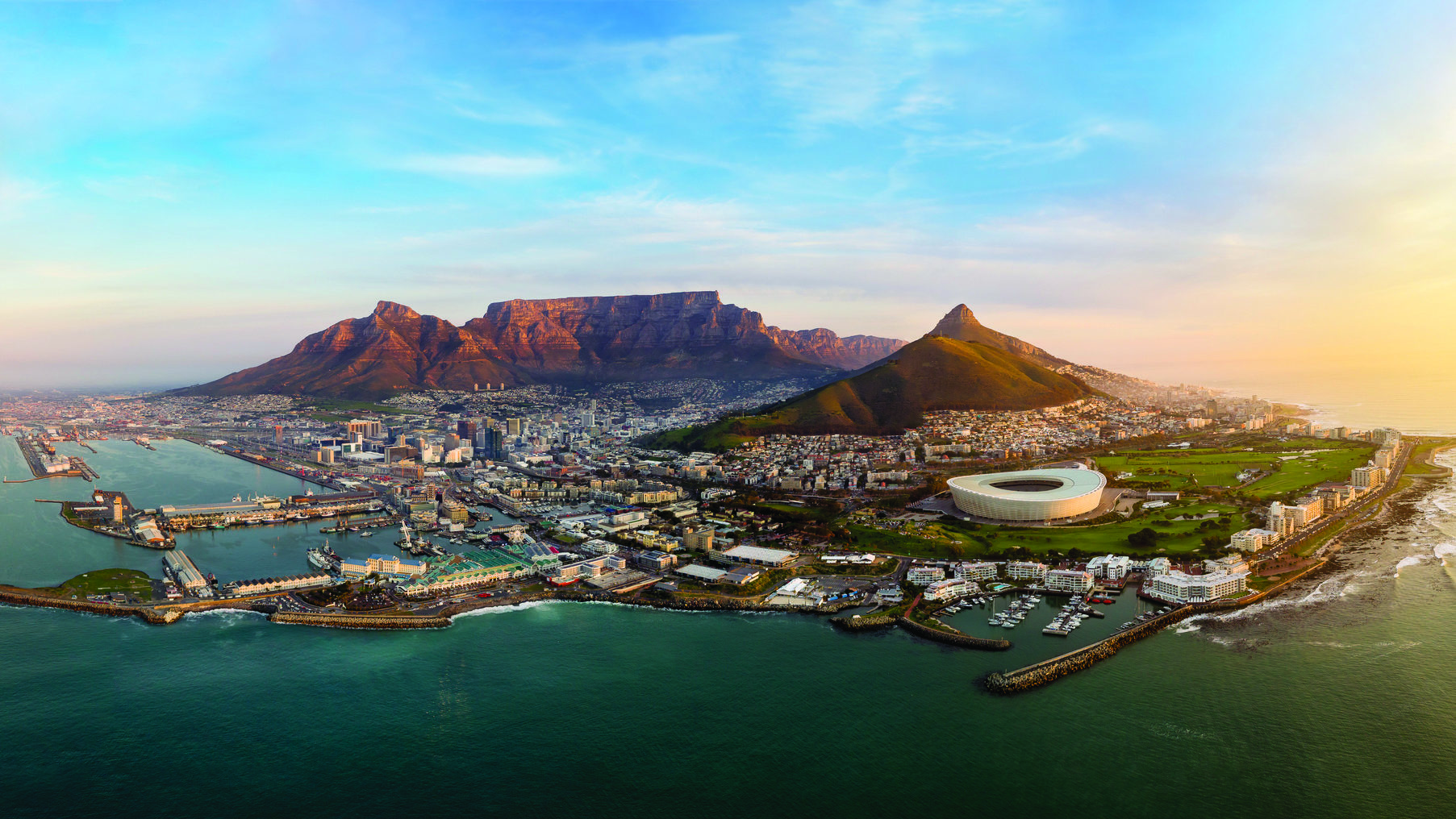 Cape Town aerial view