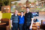 Jesus Melendez, pictured left, is the owner of the El Rodeo and El Bronco restaurant group. He is pictured with his daughter, Jessica, and his son, Omarr.