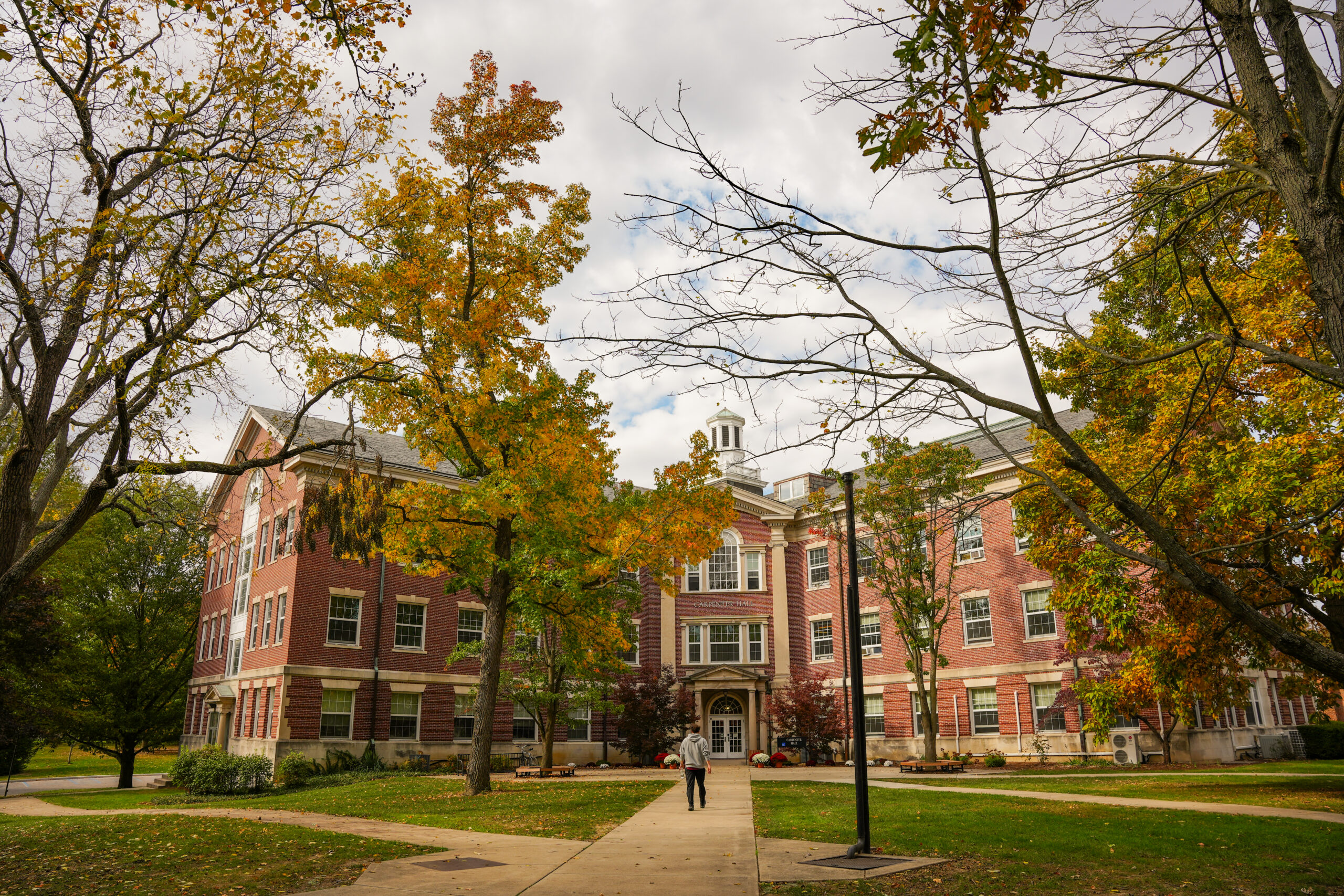Earlham Campus in the Fall