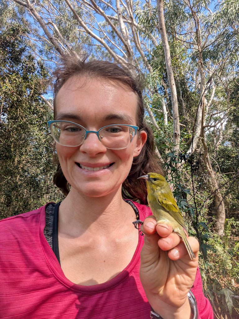 Drenushe Krasniqi presenting her research at UBT conference