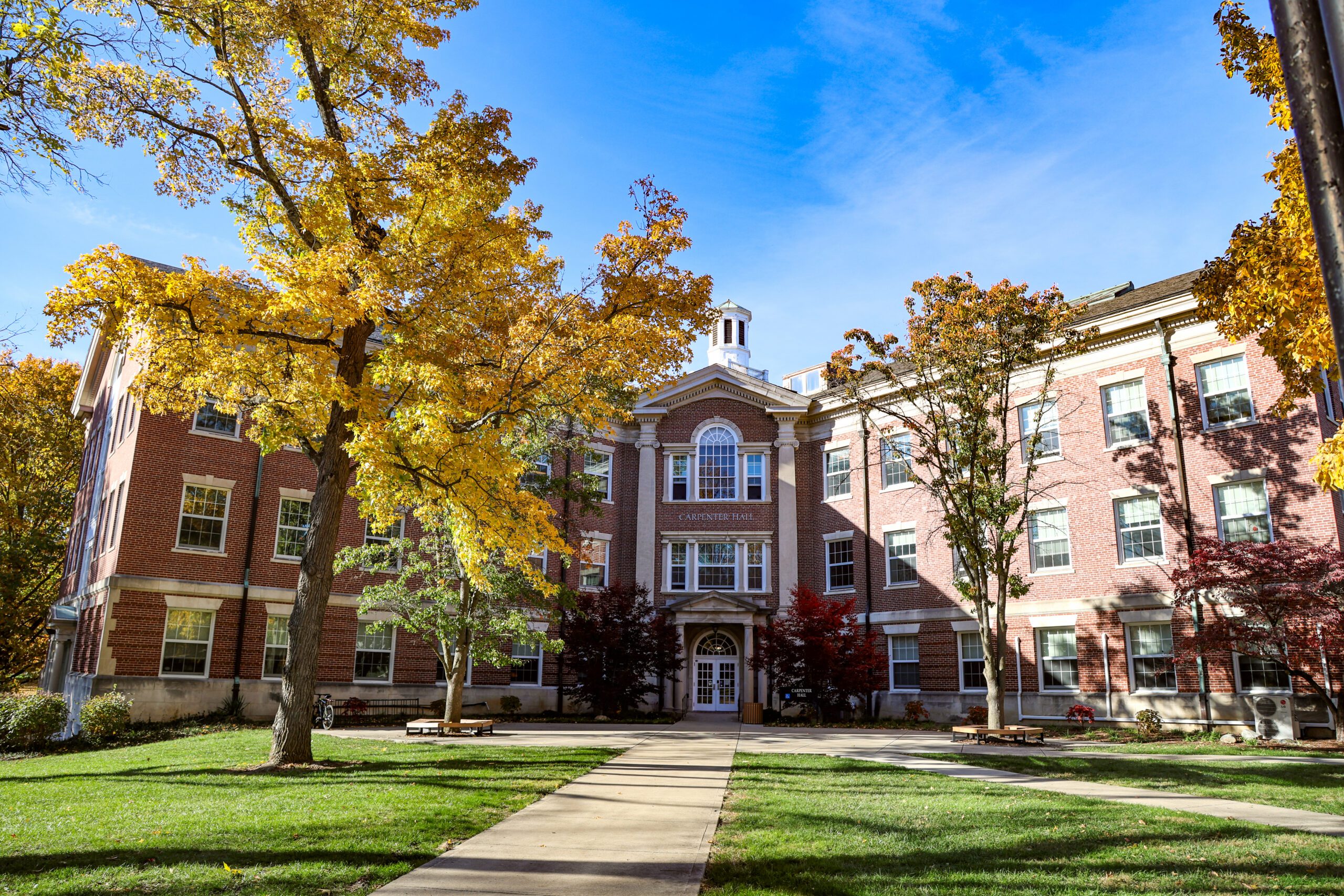 Carpenter Hall in the Fall